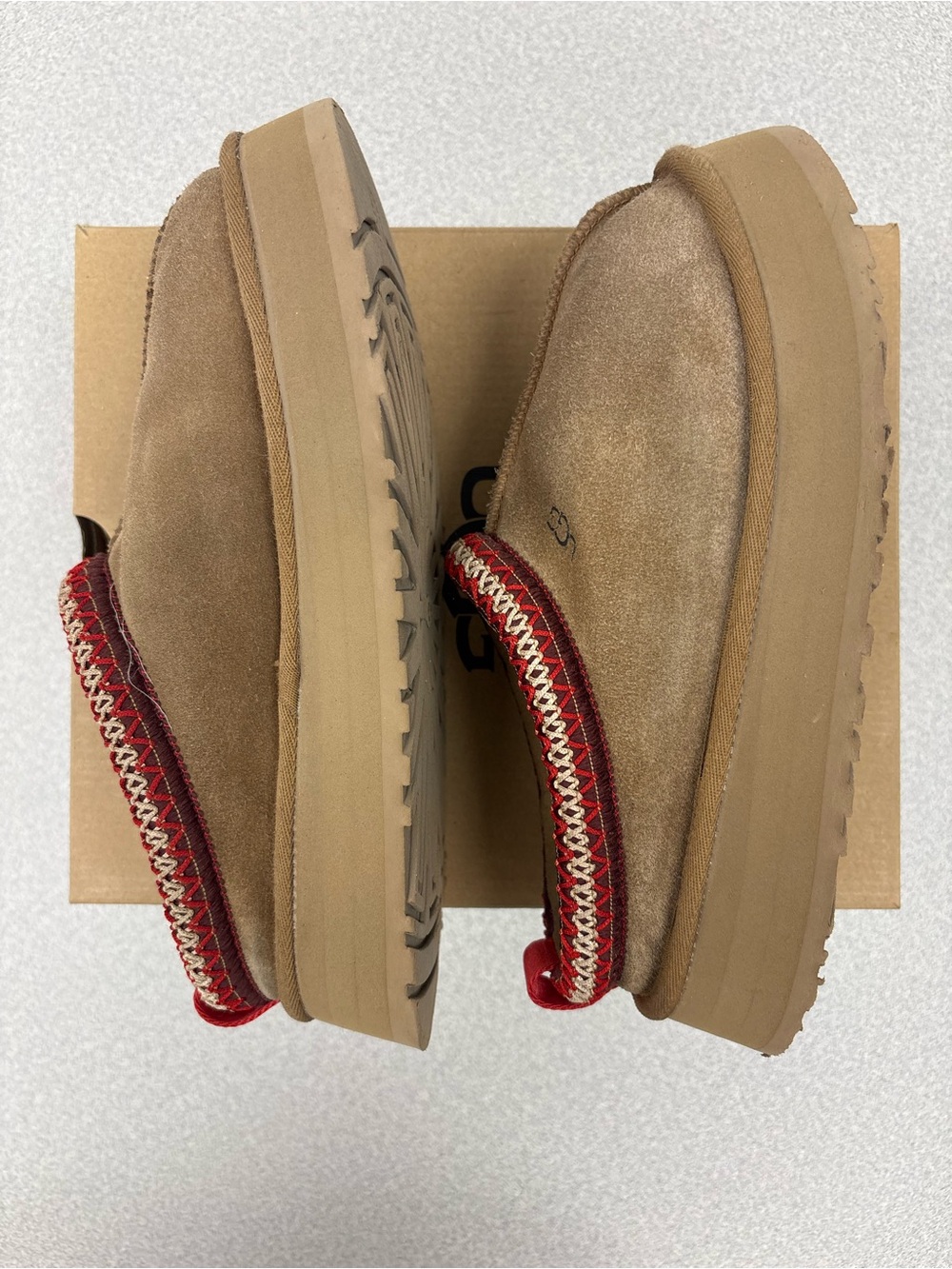 UGG Tazz II Slippers Chestnut Suede Shoes Women's Size_8 - Picture 6 of 9
